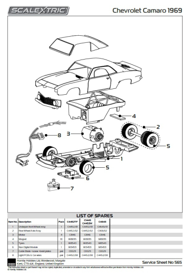 Preview: Scalextric Chevrolet Camaro Nr.29 Trans Am 1971 C4643